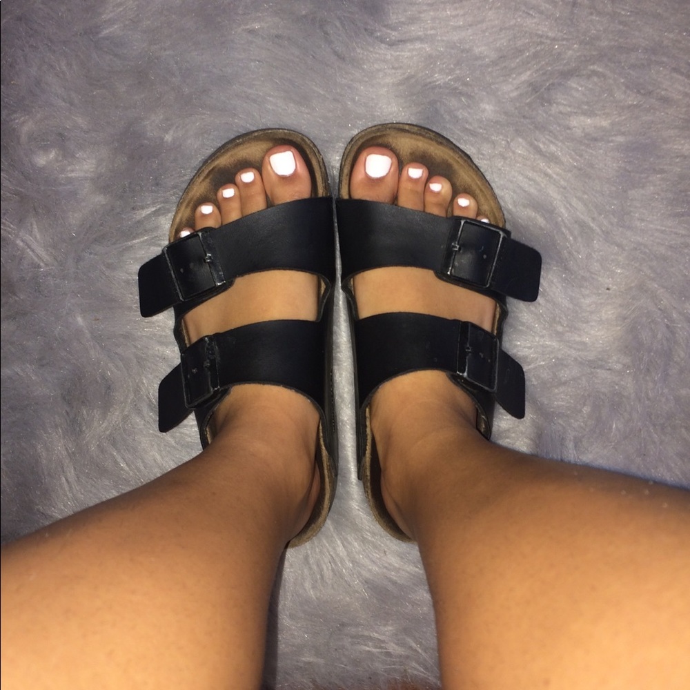 Black Birkenstocks